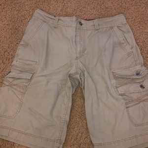 Route 66 Tan Cargo Shorts. VGUC